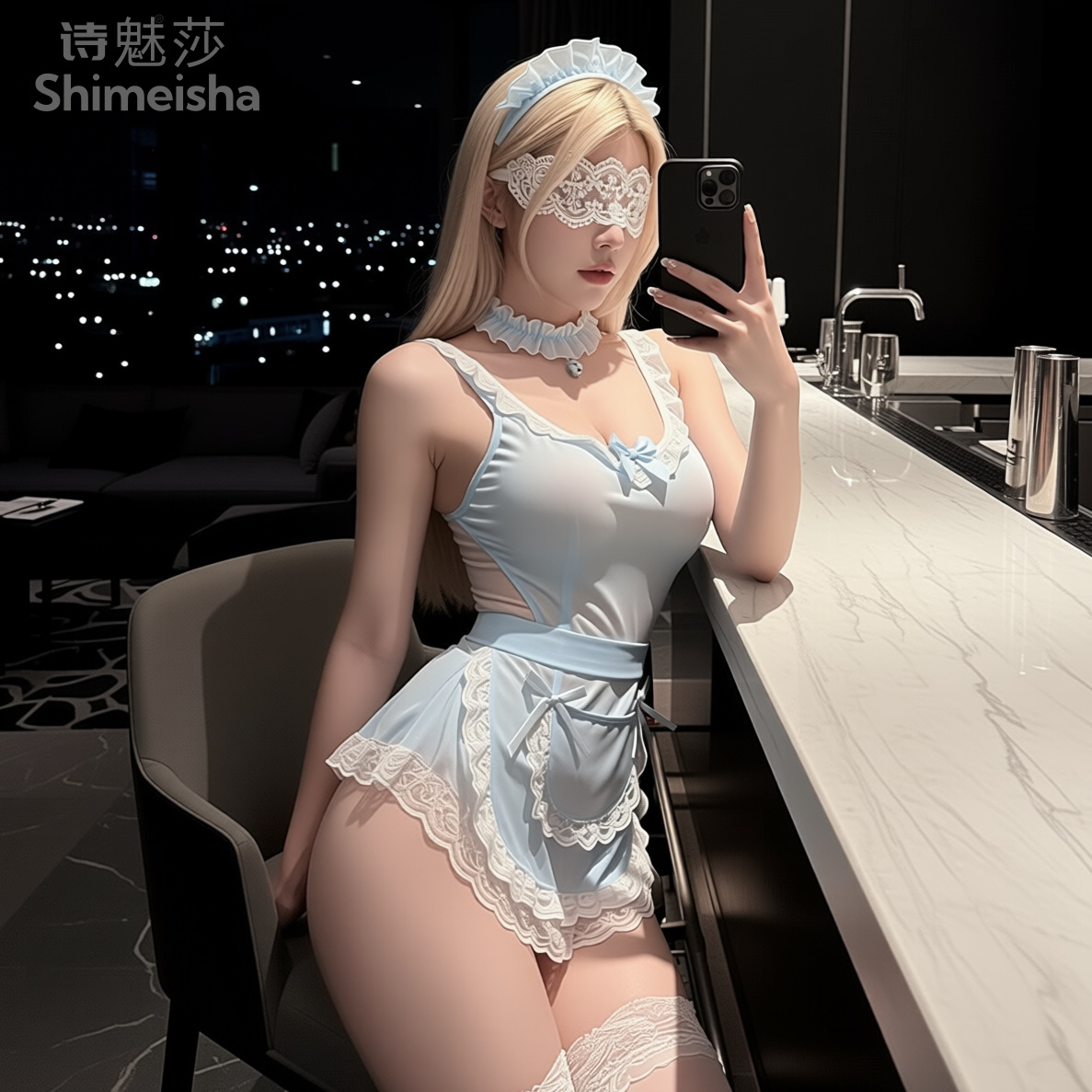 jimiko For Blue White Lace Ted - Lace Teddy Lingerie recension och pris