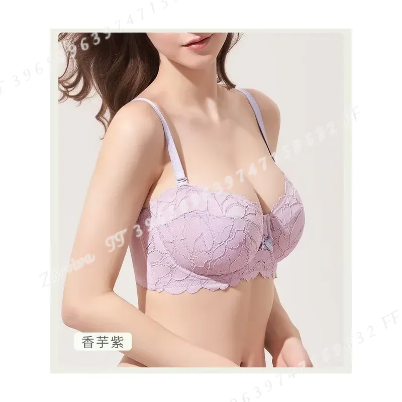 Women Plus Size French Lace Br - Bralette Wireless Soft recension och pris