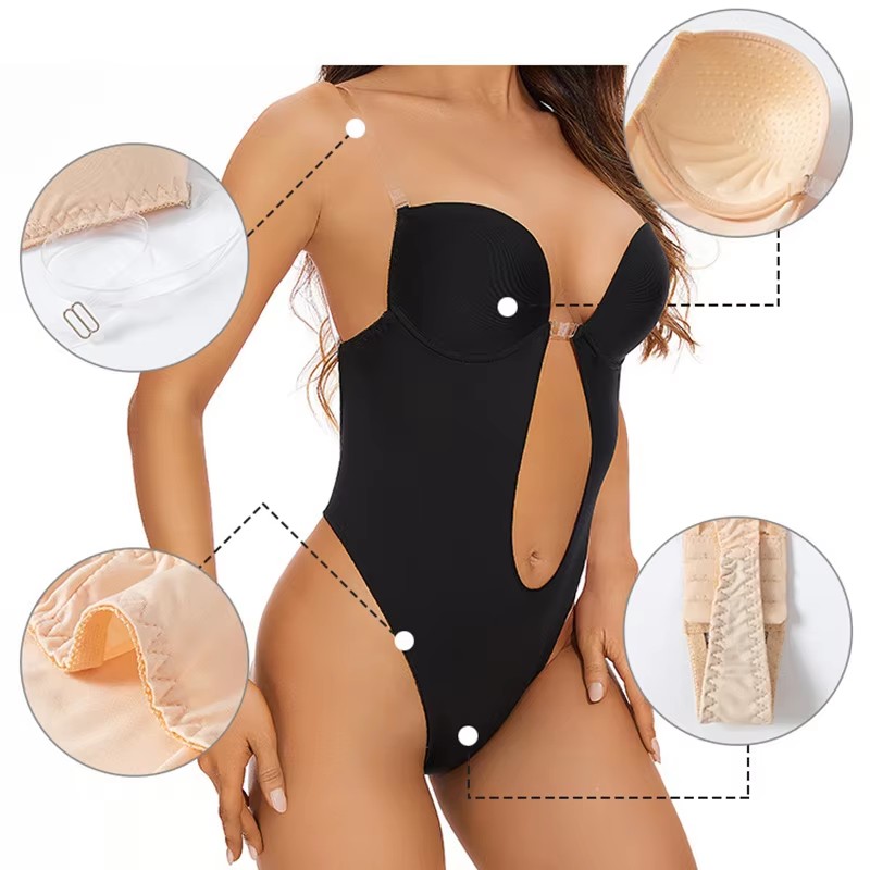 Anti Slip Glue Backless Body S - Push Up Bra Padded recension och pris